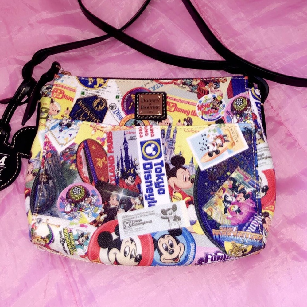 Authentic Dooney and bourke Mickey mouse crossbody